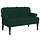 Banquette velours vert foncé style chic - Jusqu'à -35% en Outlet