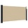 Paravent latéral rétractable 100 x 300 cm beige - Jusqu'à -34%