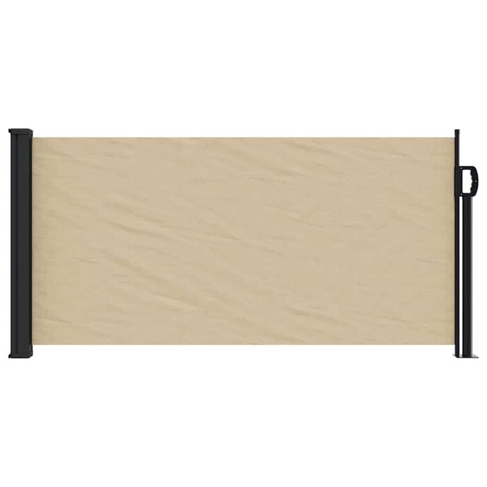 Paravent latéral rétractable 100 x 300 cm beige - Jusqu'à -34%