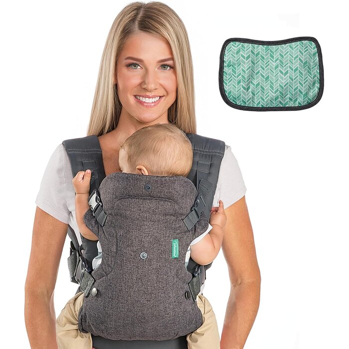 Porte-bébé ergonomique 4-en-1 - Gris - Jusqu'à 33% de réduction