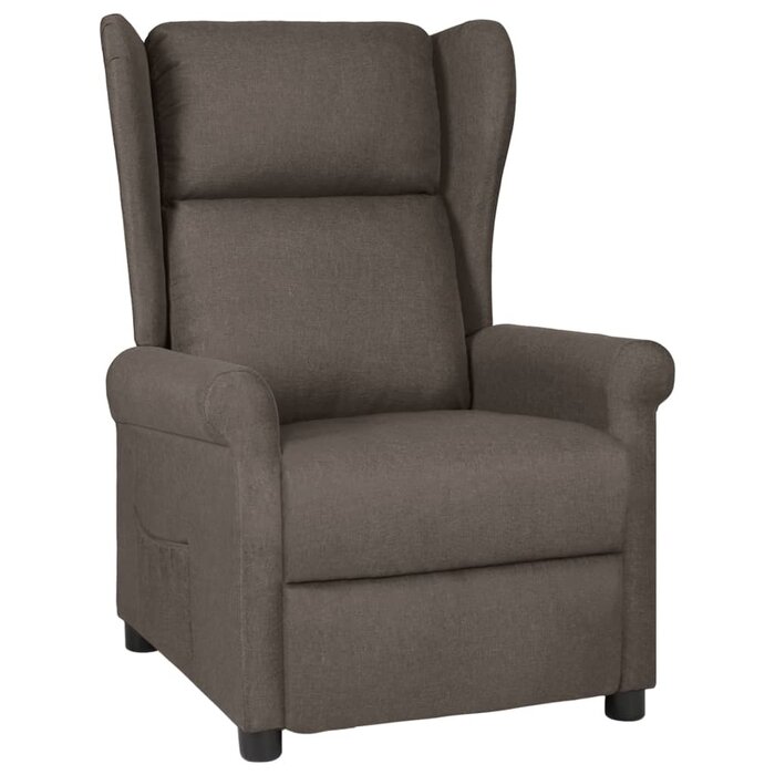 Vidaxl Fauteuil inclinable en tissu marron - Jusqu'à 35% de réduction