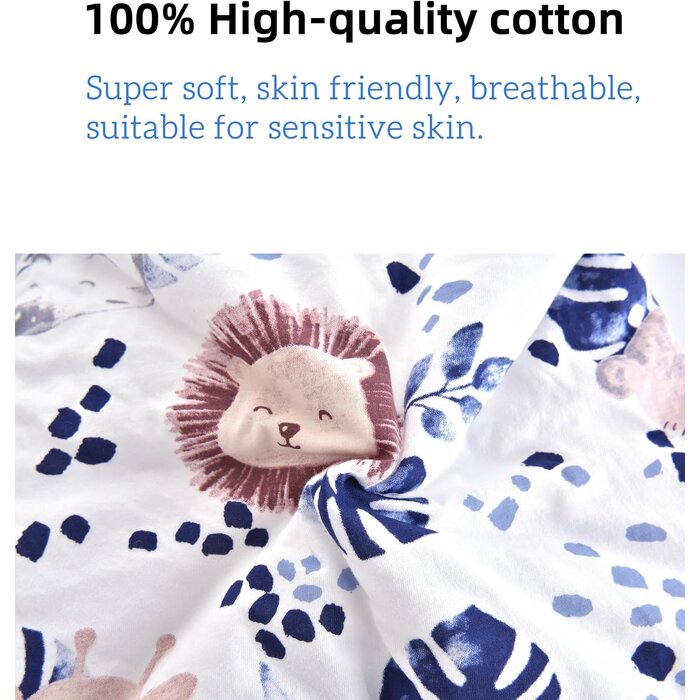 Gigoteuse d'hiver avec pieds - Imprimé Animalier - Jusqu'à -60%