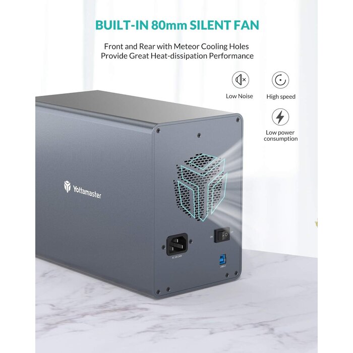 Boîtier externe 5 baies 90 To - USB 3.0 - Jusqu'à -30% sur votre stockage