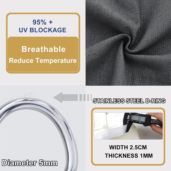 Voile d'ombrage triangulaire 3x3x3m Anthracite - Jusqu'à 28% de remise