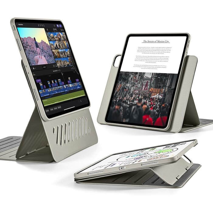 Étui magnétique pour iPad Pro 12,9" - 9 angles - Jusqu'à 29% de réduction