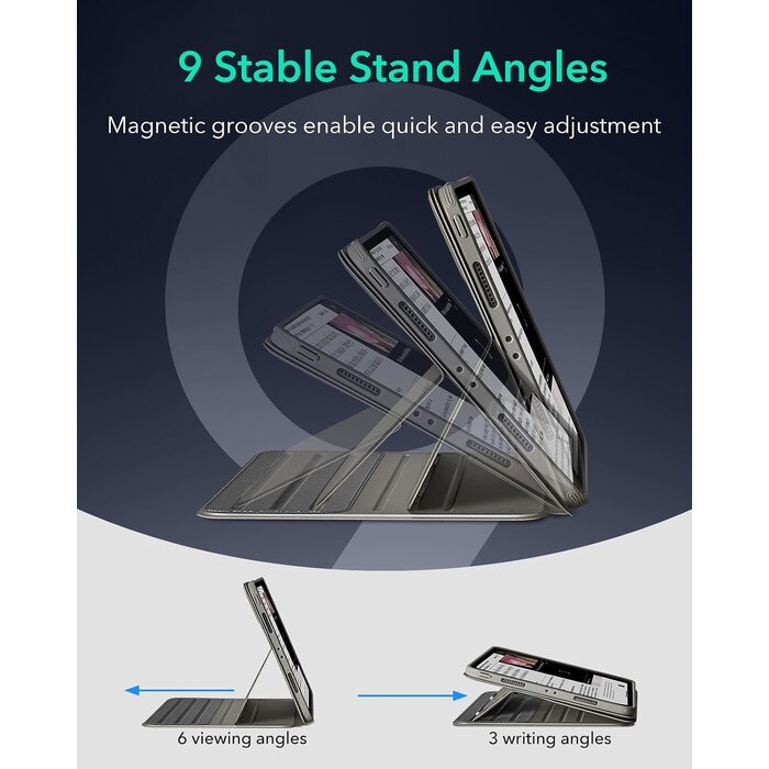 Étui magnétique pour iPad Pro 12,9" - 9 angles - Jusqu'à 29% de réduction