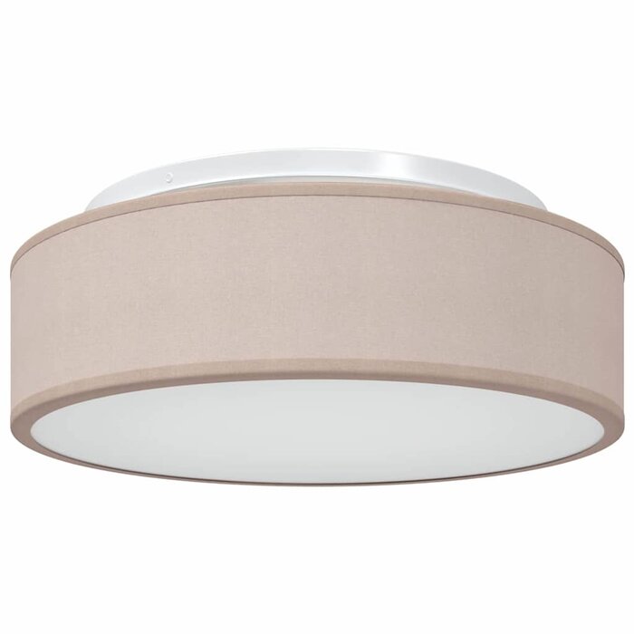 Vidaxl Plafonnier orientable en tissu taupe 38cm - Jusqu'à -32%