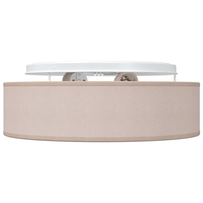 Vidaxl Plafonnier orientable en tissu taupe 38cm - Jusqu'à -32%