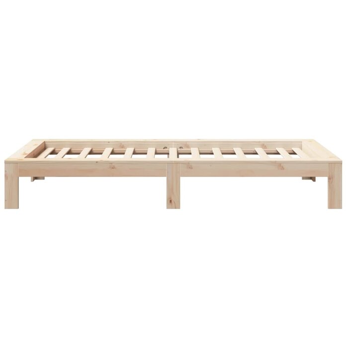 Vidaxl Cadre de lit en bois massif 90x190 cm - Jusqu'à -34% sur votre équipement