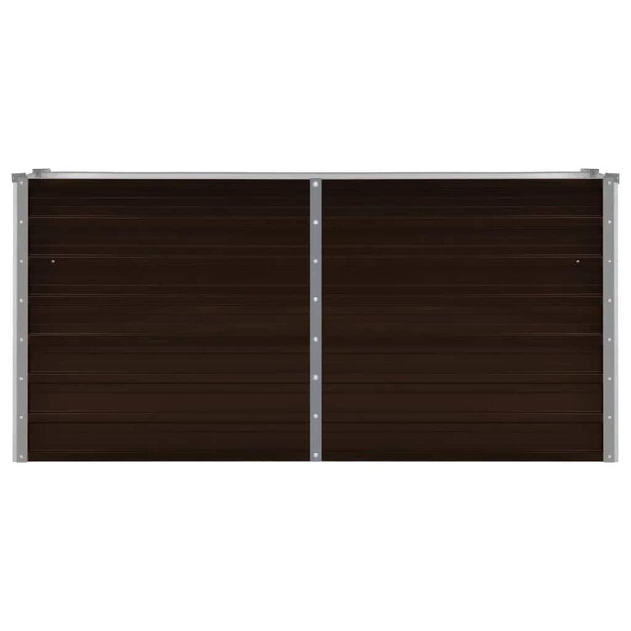 Vidaxl Jardinière surélevée en acier galvanisé 160cm - Jusqu'à -33%