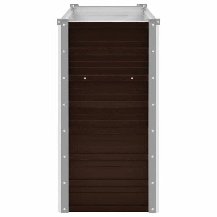 Vidaxl Jardinière surélevée en acier galvanisé 160cm - Jusqu'à -33%