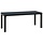 Banc de jardin 110 cm acier et WPC noir - jusqu'à 34 % de remise