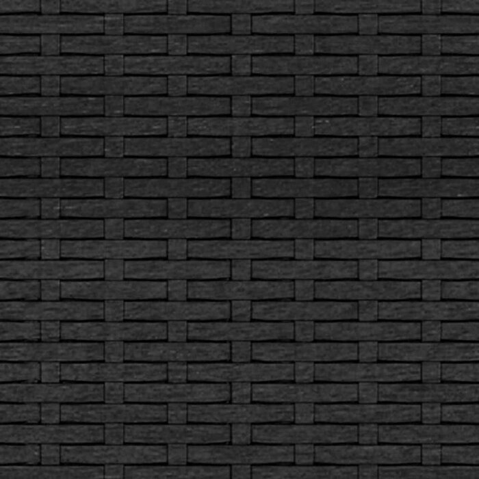 Vidaxl Banquette de jardin 3 places en résine tressée noire - Jusqu'à 35% de remise