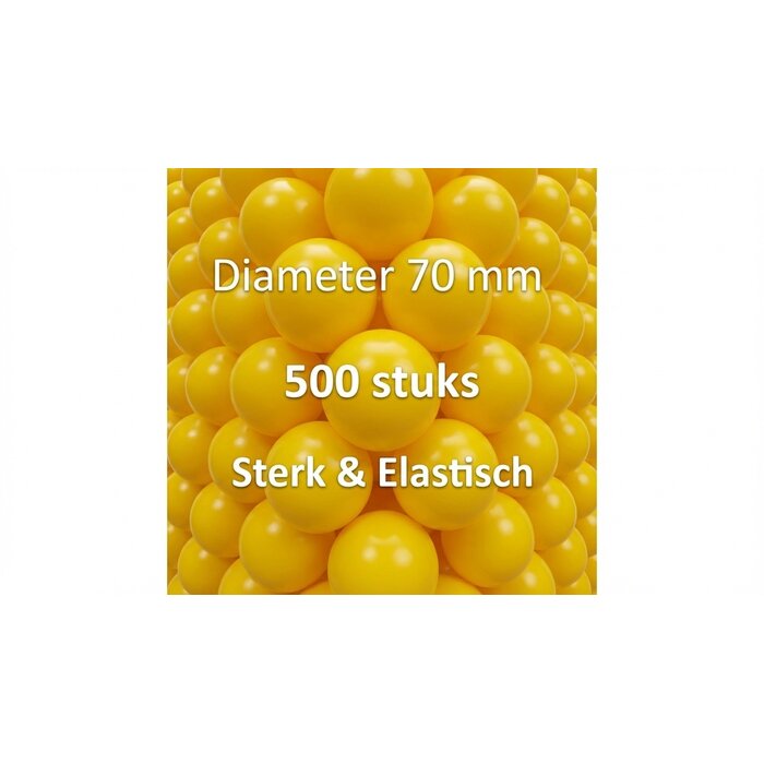 Viking Choice 500 Balles de piscine 70mm Jaunes - Jusqu'à -34% sur le prix d'origine