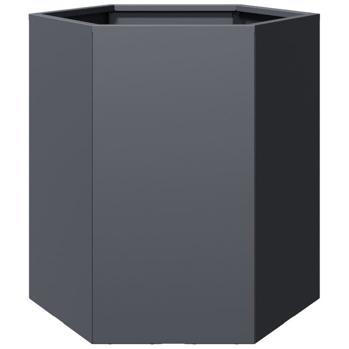 Vidaxl Jardinière hexagonale acier anthracite 46x40x45cm - Jusqu'à -33%