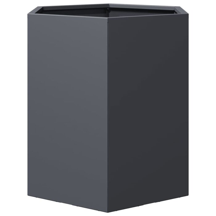 Vidaxl Jardinière hexagonale acier anthracite 46x40x45cm - Jusqu'à -33%