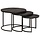 Lot de 3 tables gigognes en manguier massif - Jusqu'à 34% de remise