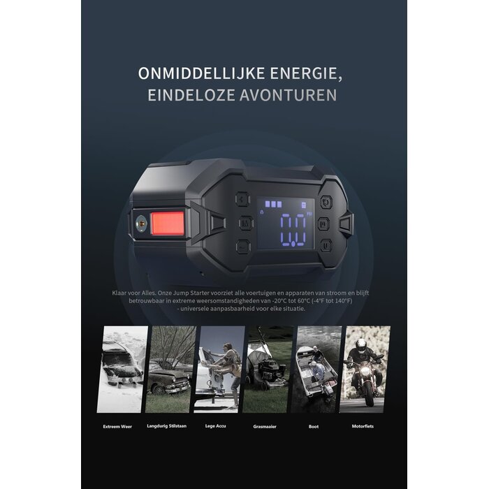 Booster batterie 3000A avec compresseur - Jusqu'à 29% de réduction