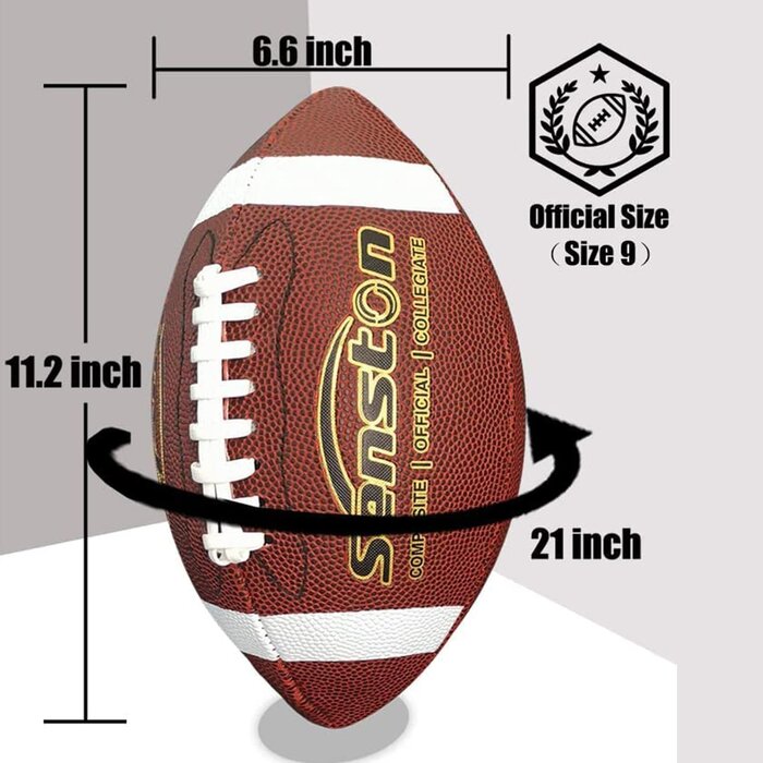 Ballon de football américain taille 9 - Jusqu'à 27% de remise