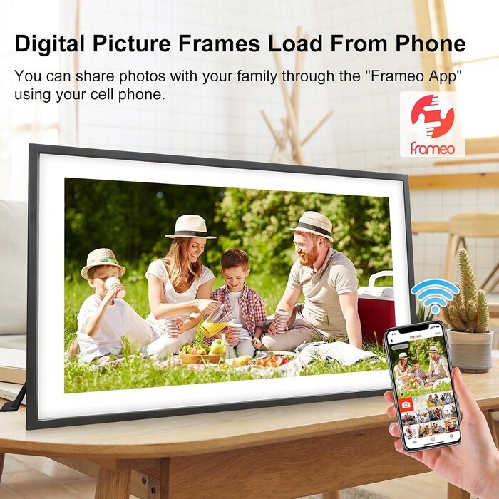 Cadre Photo Numérique 15,6" Full HD - Tactile - 32 Go - Jusqu'à -30%