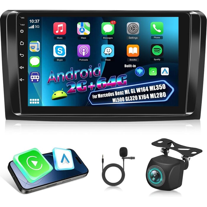 Autoradio Android 9" pour Mercedes ML/GL - Jusqu'à 30% de remise