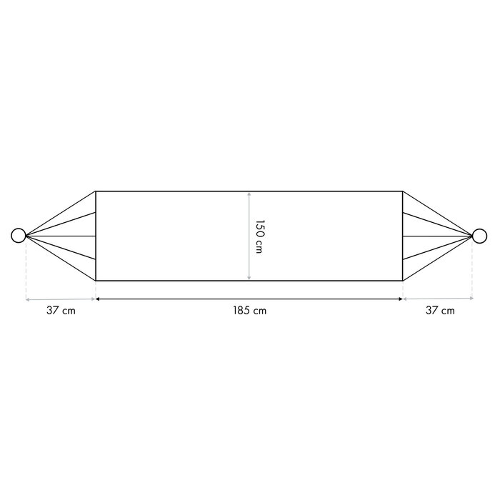 Viking Choice Hamac 2 places 185x150cm - Jusqu'à -68% sur votre détente