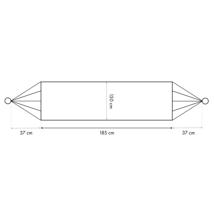Viking Choice Hamac 2 personnes 185x150cm - Jusqu'à 68% de réduction