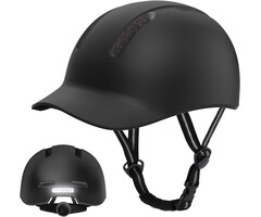Casque de vélo urbain unisexe - Réglable - Noir - Taille M - Jusqu'à -57%