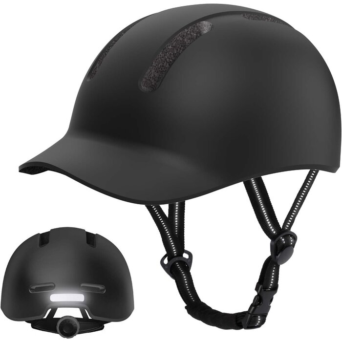 Casque de vélo urbain ajustable - Noir - Jusqu'à -33%