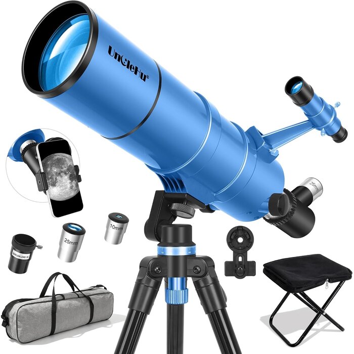 Télescope Astronomique 90/550mm avec Trépied - Jusqu'à -35%