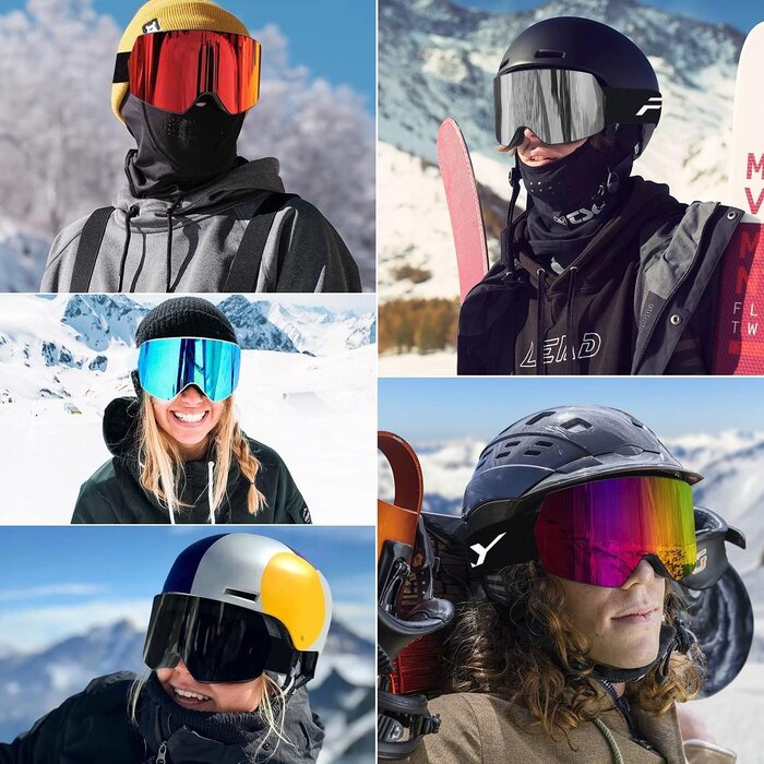 Masque de ski unisexe anti-buée OTG - Protection UV400 - Jusqu'à -30%