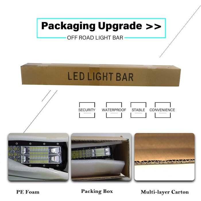 Rampe LED 114cm 612W pour 4x4 - Jusqu'à 34% de remise