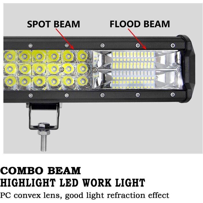 Rampe LED 114cm 612W pour 4x4 - Jusqu'à 34% de remise