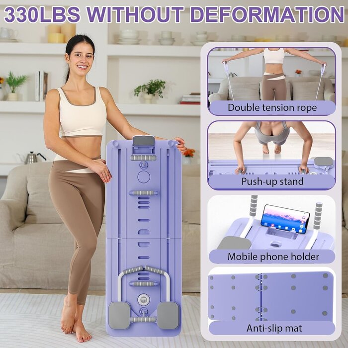 Reformer Pilates & Roue Abdominale Pliable - Jusqu'à -34% sur votre équipement
