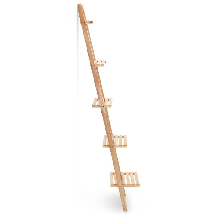 Étagère échelle murale en cèdre 176 cm - Jusqu'à 32% de remise