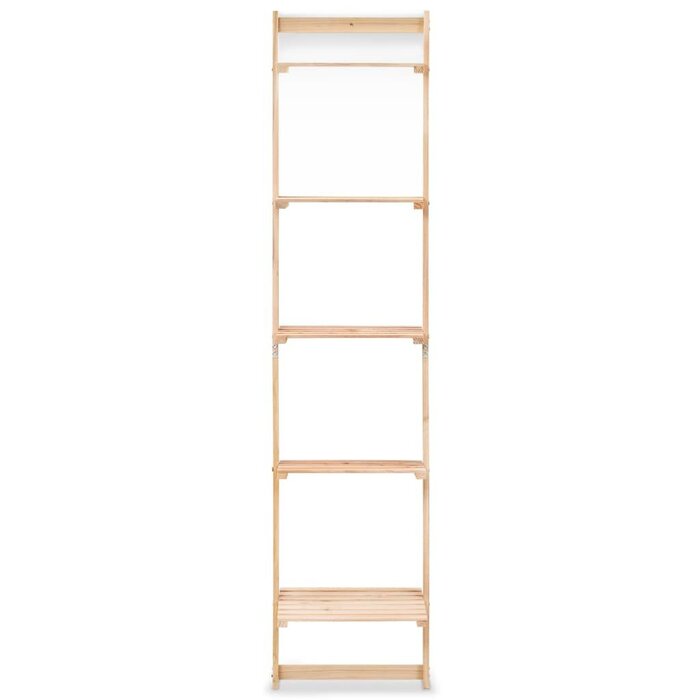 Étagère échelle murale en cèdre 176 cm - Jusqu'à 32% de remise
