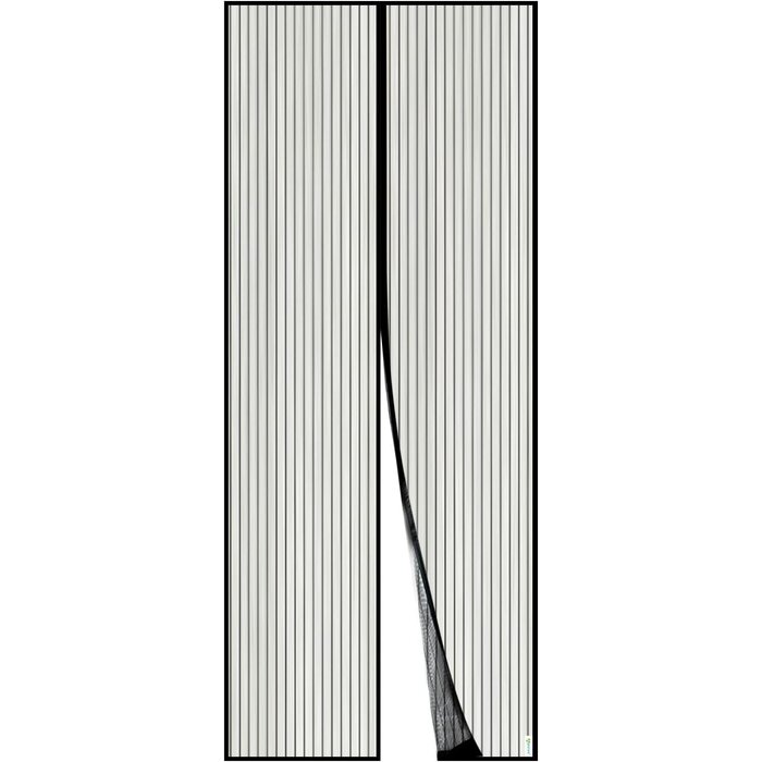 Moustiquaire magnétique 70x210 cm - Noir - Jusqu'à -26% de remise