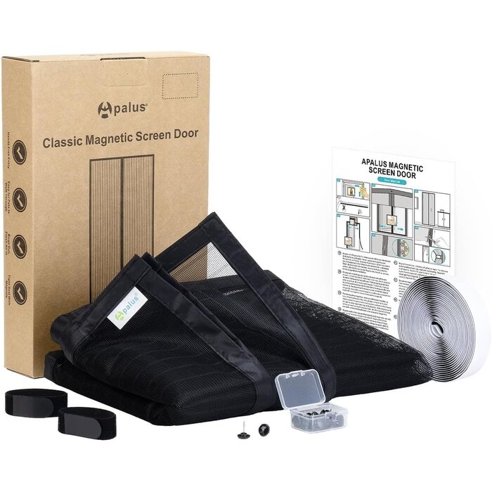 Moustiquaire magnétique 70x210 cm - Noir - Jusqu'à -26% de remise
