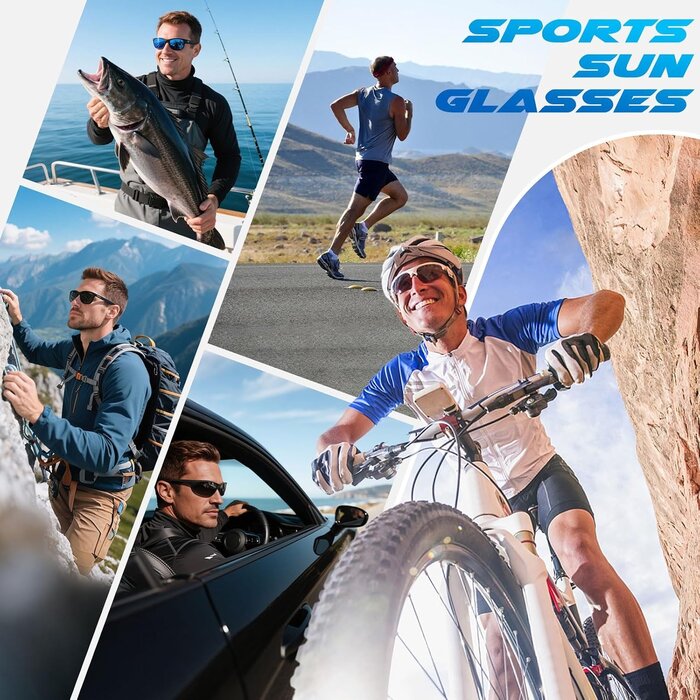 Lunettes de sport HD polarisées UV400 - Jusqu'à -31% sur nos modèles outlet
