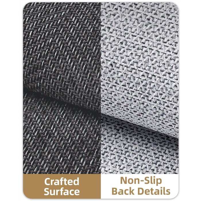 Paillasson Gris 122 x 183 cm - Anti-dérapant & Lavable - Jusqu'à -29%