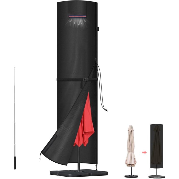 Housse de protection pour parasol 260x65 cm - Jusqu'à -31% sur l'outlet