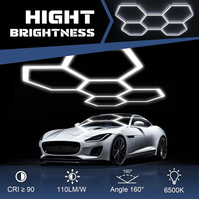 Système Éclairage LED Hexagonal 5 Hexagones - Jusqu'à 29% de réduction