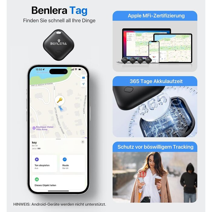 Pack de 4 localisateurs d'objets pour Apple Localiser - Jusqu'à 27% de remise