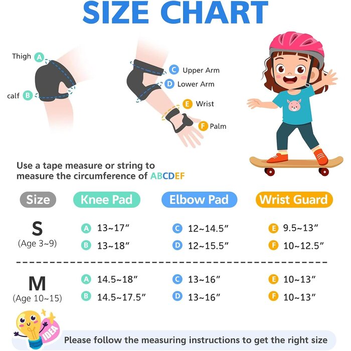 Kit protections enfant (genoux, coudes, poignets) - Jusqu'à -31%