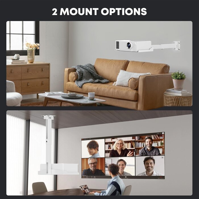 Support projecteur mural ou plafond réglable - Jusqu'à 32% de remise