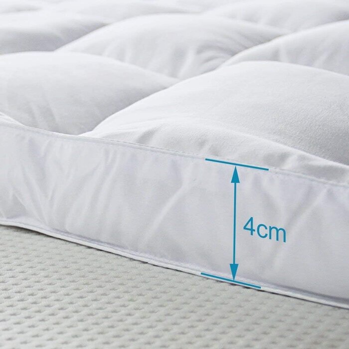 Surmatelas Respirant 140x200 cm - Confort Ultra-Doux - Jusqu'à -34%