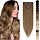Extensions Cheveux Naturels 30cm - Châtain Clair #6 - Jusqu'à 33% de remise