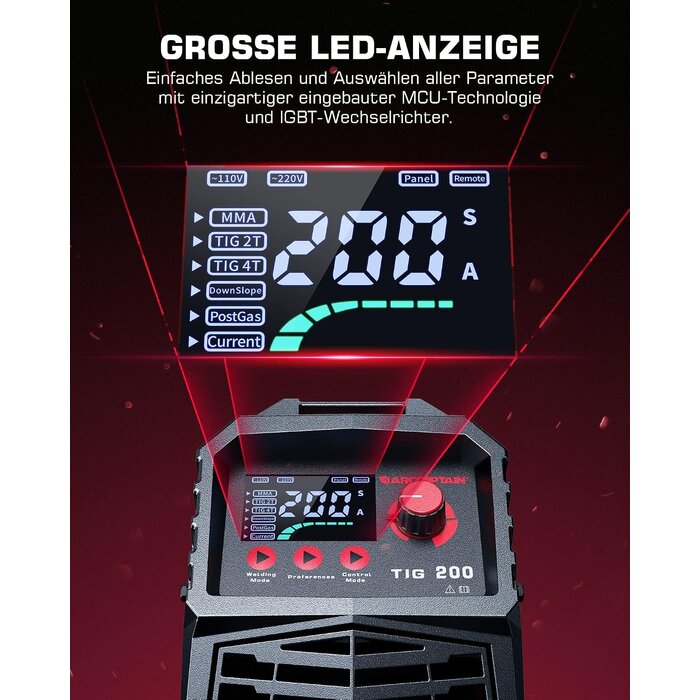 Poste à souder TIG MMA 2-en-1 200A - Jusqu'à 35% de remise