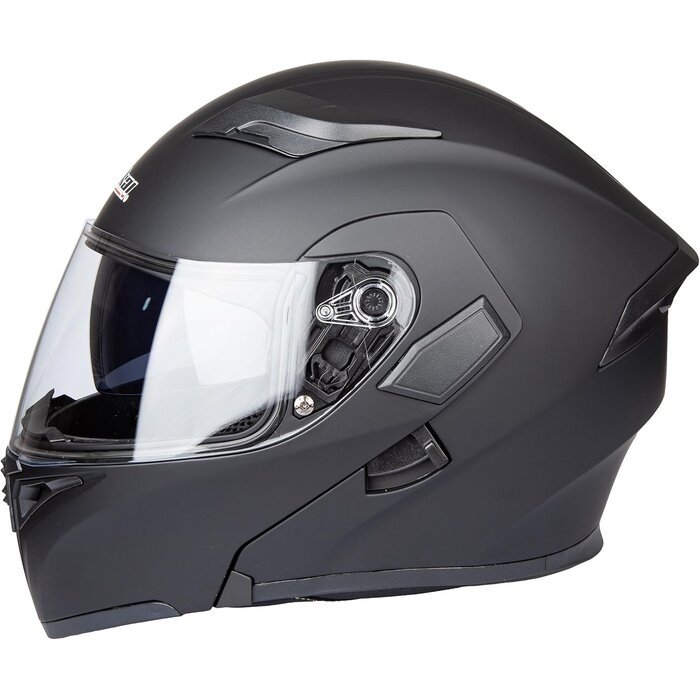 Casque moto modulaire noir mat XXL - Jusqu'à 34% de réduction