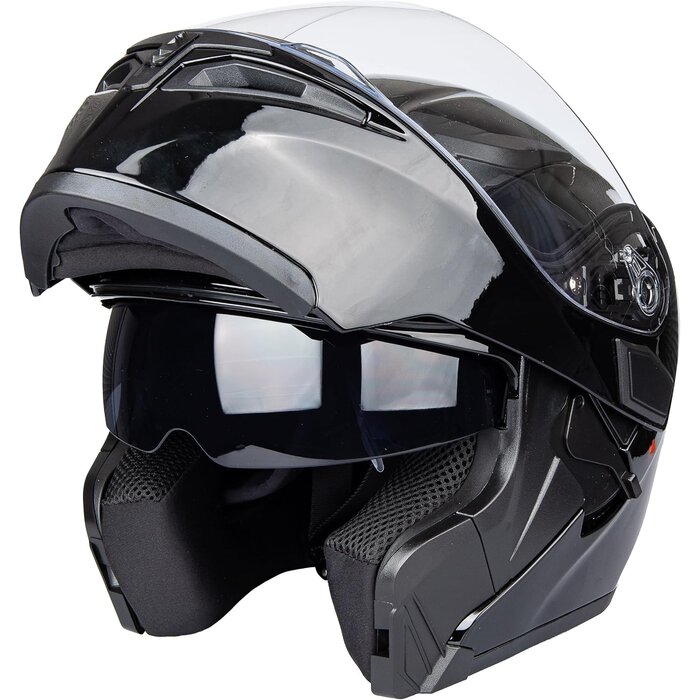 Casque moto modulaire noir mat XXL - Jusqu'à 34% de réduction